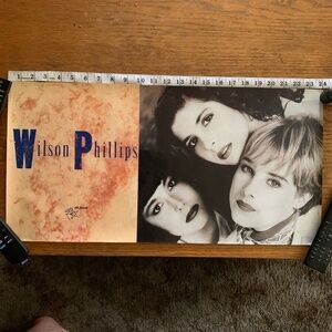 Wilson Phillips Promotional poster/banner-original 1990